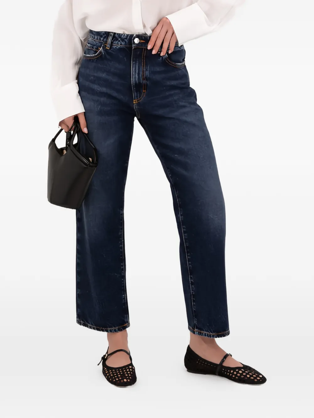 ICON DENIM Jill straight-leg jeans - Blu