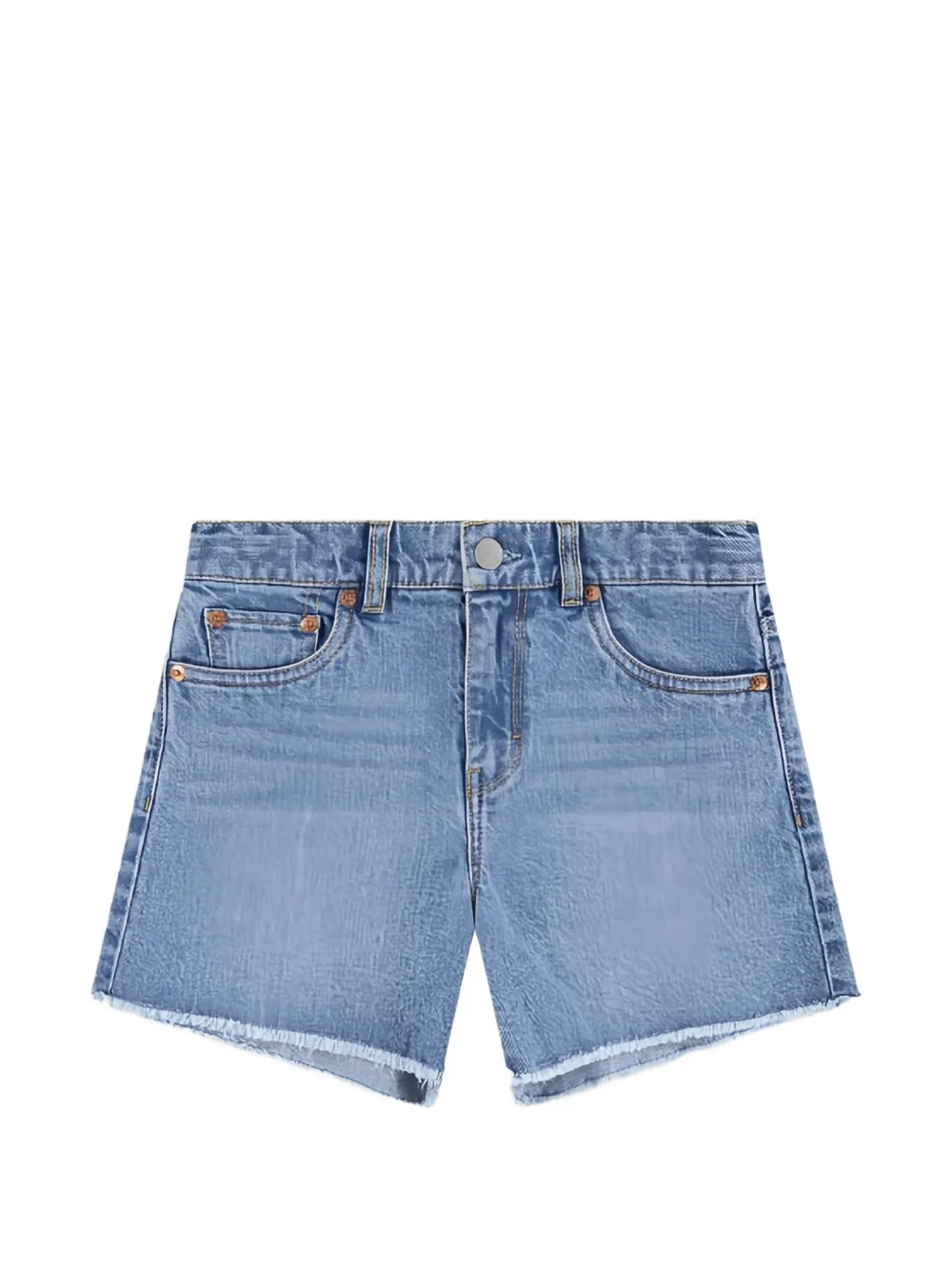 Levi's Kids frayed shorts - Blu