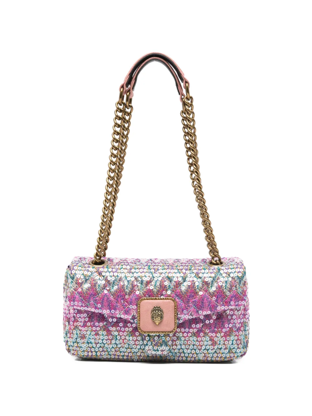 Kurt Geiger London sequin chain shoulder bag - Rosa