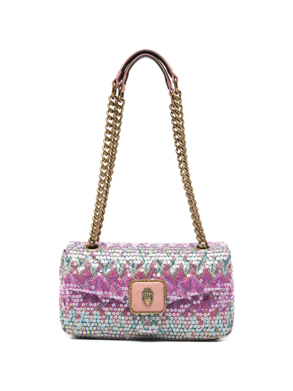 Kurt Geiger London sequin chain shoulder bag - Rosa