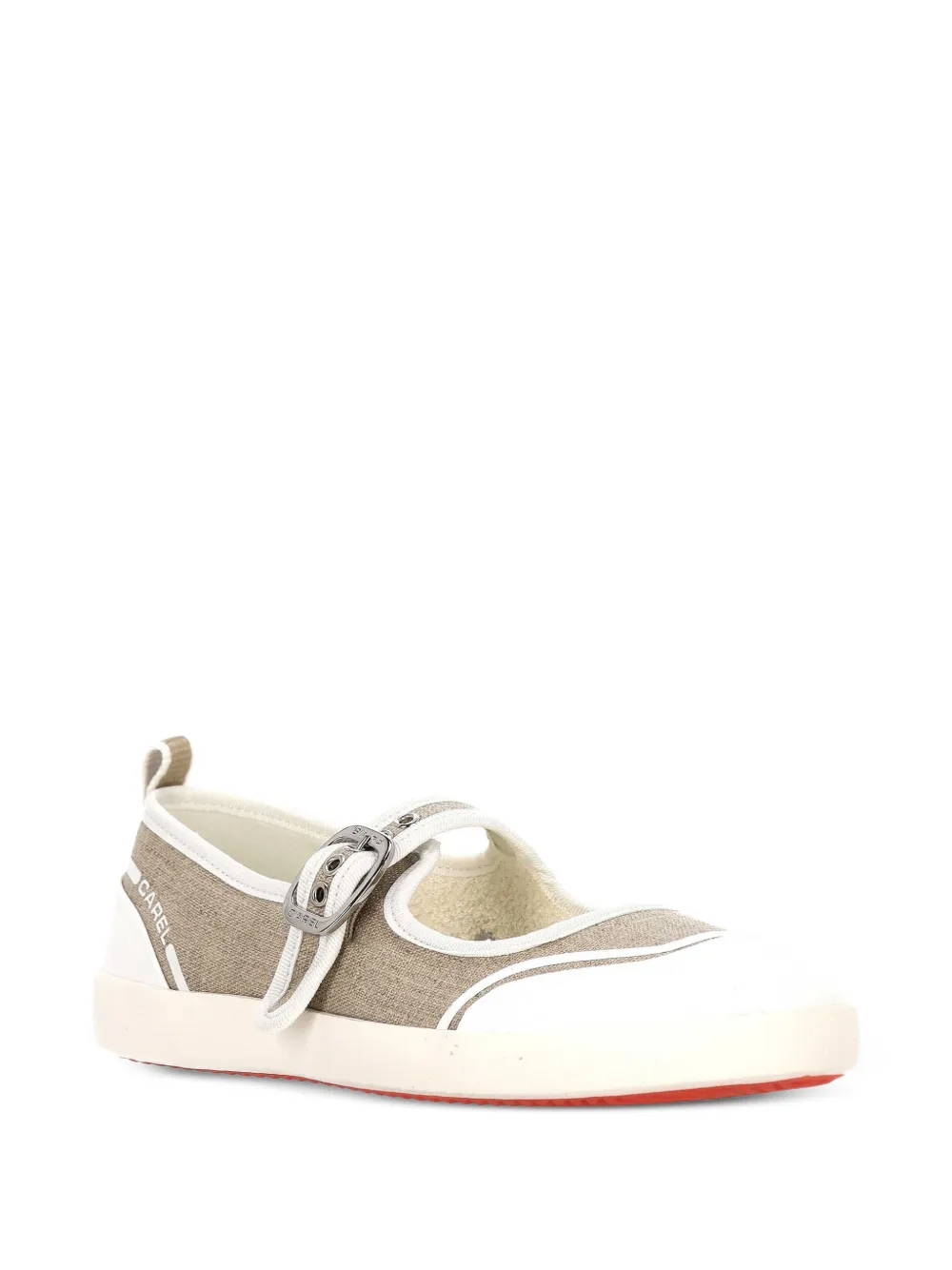 Carel Paris Ballerina's met gespbandje Beige