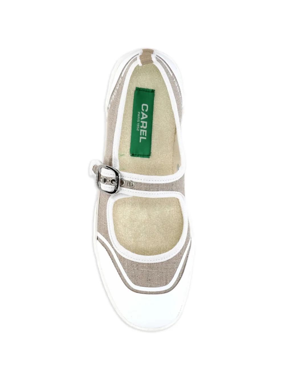 Carel Paris Ballerina's met gespbandje Beige