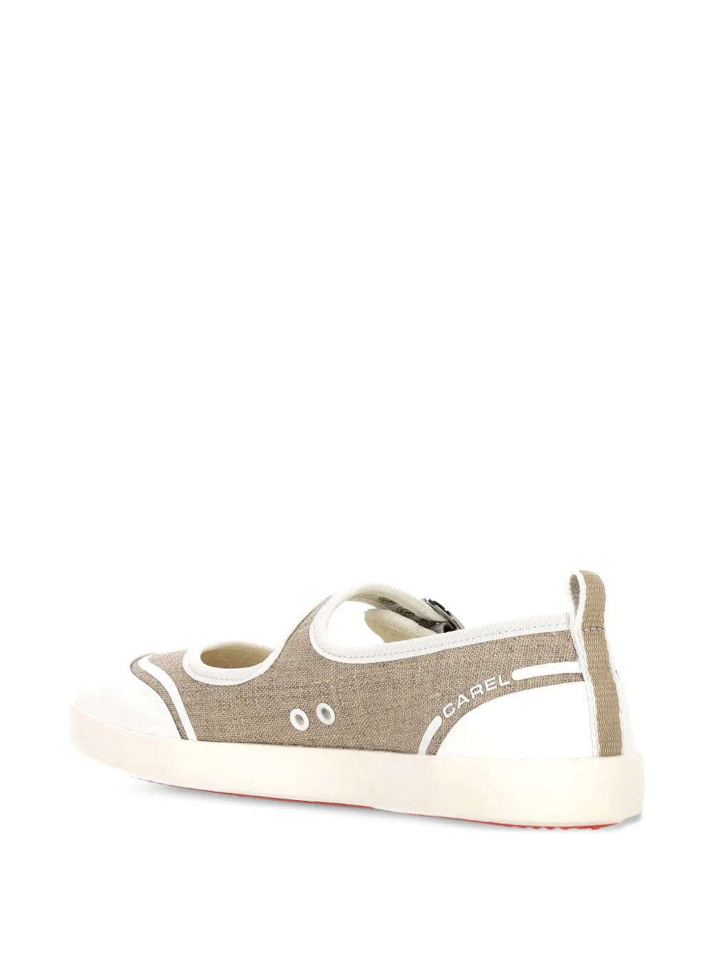 Carel Paris Ballerina's met gespbandje Beige