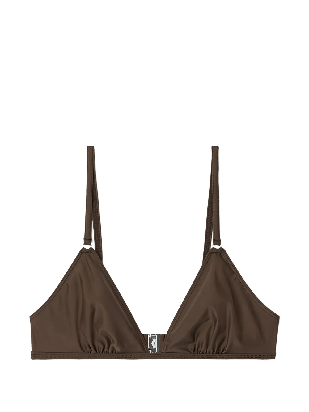 Filippa K gathered-back bikini top - Braun