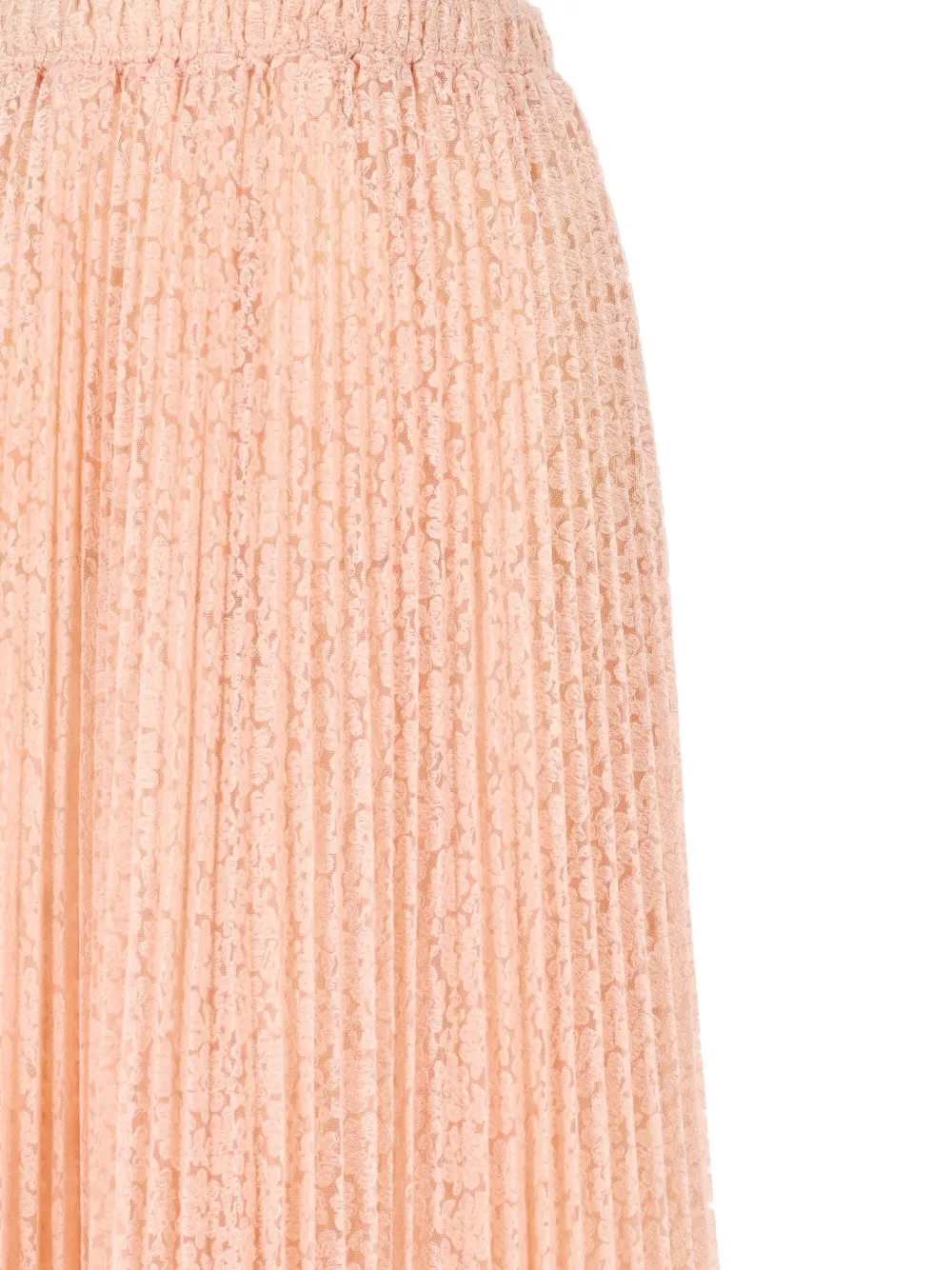  Ermanno Scervino Pleated Midi Skirt - Pink 