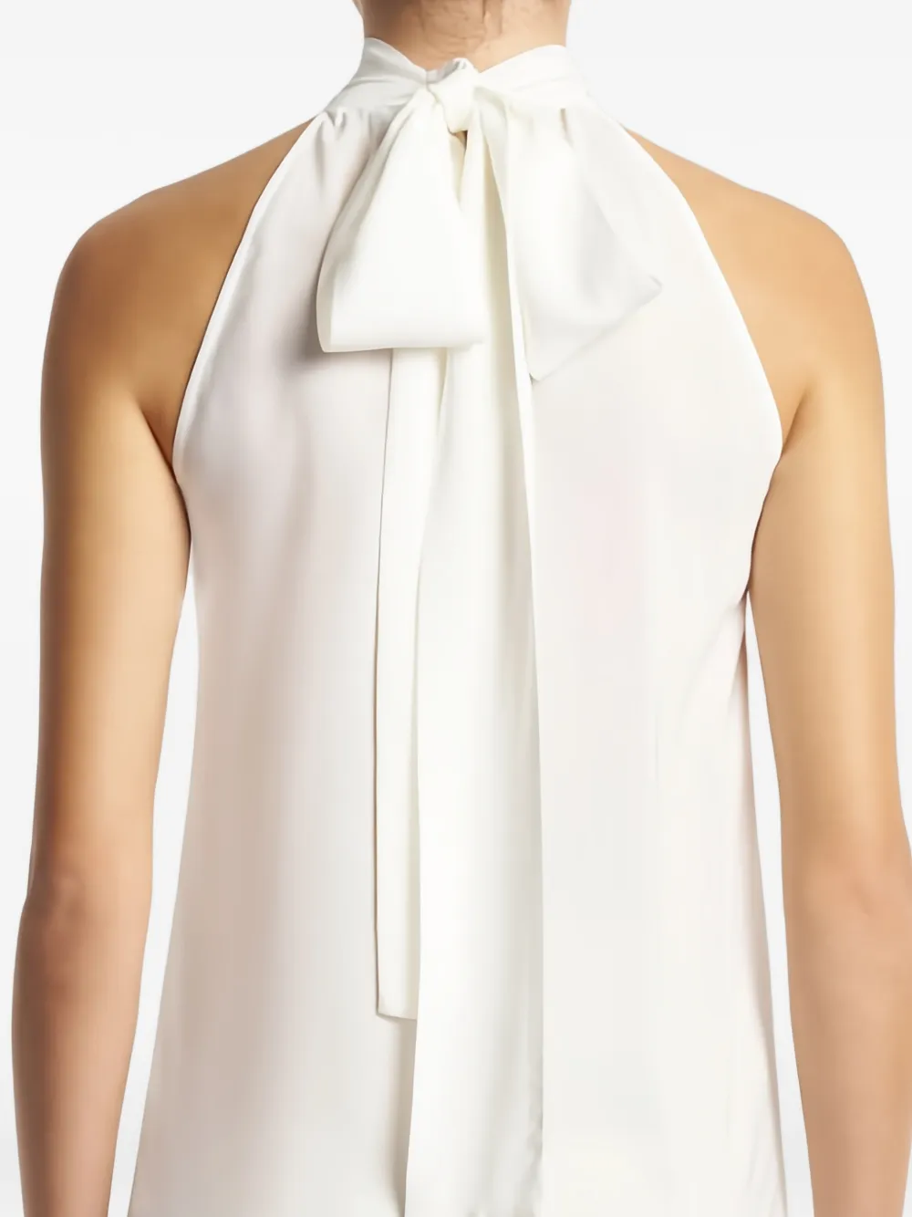 PT Torino Anita haltertop met strikdetail Beige
