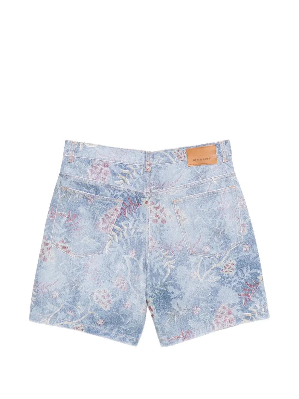 MARANT Shorts met bloemenprint Blauw