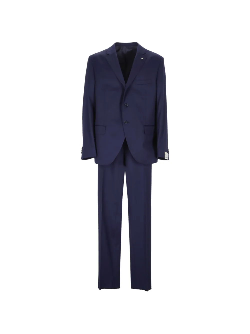 L.B.M. 1911 single-breasted wool suit - Blu