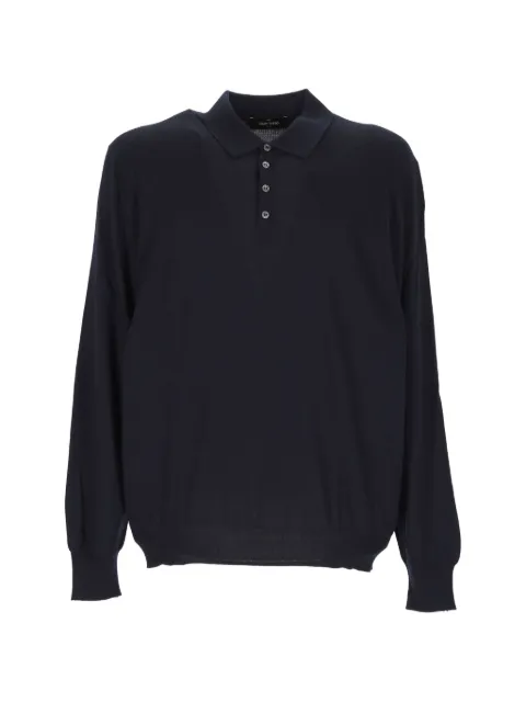 Gran Sasso long-sleeved polo shirt