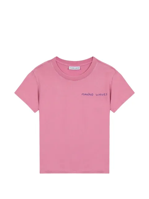 Maison Labiche slogan-embroidered T-shirt