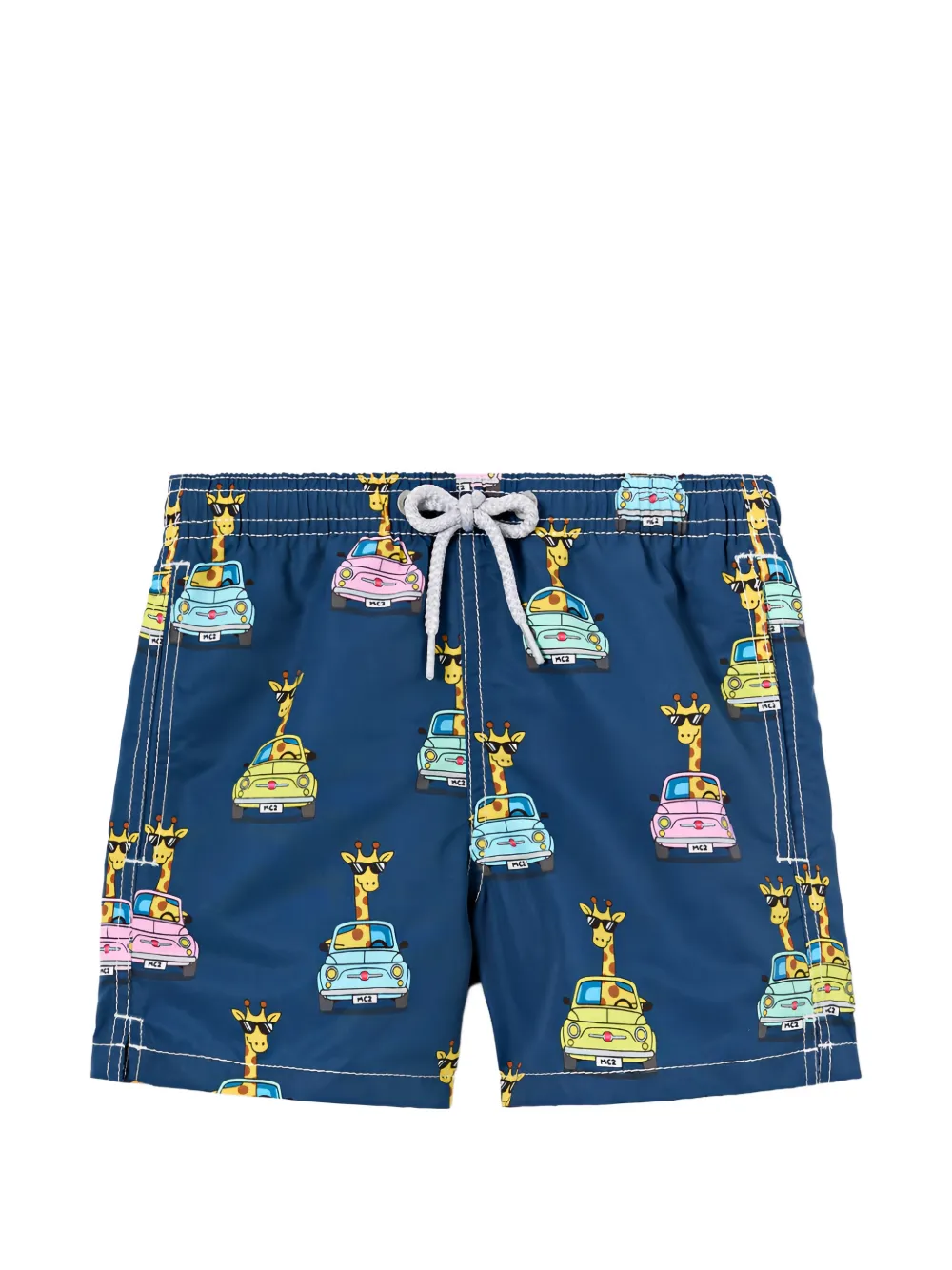 MC2 Saint Barth Kids short de bain à imprimé girafe - Bleu MC2 Saint Barth Kids short de bain à imprimé girafe - Bleu