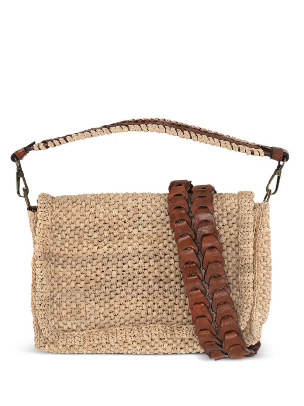 IBELIV raffia tote bag - Toni neutri