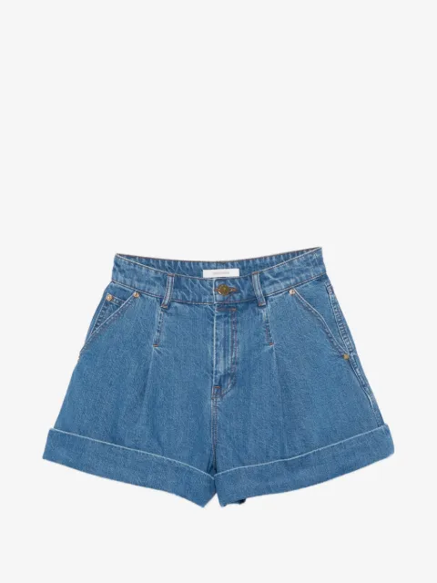 ZIMMERMANN pleated cuffed shorts