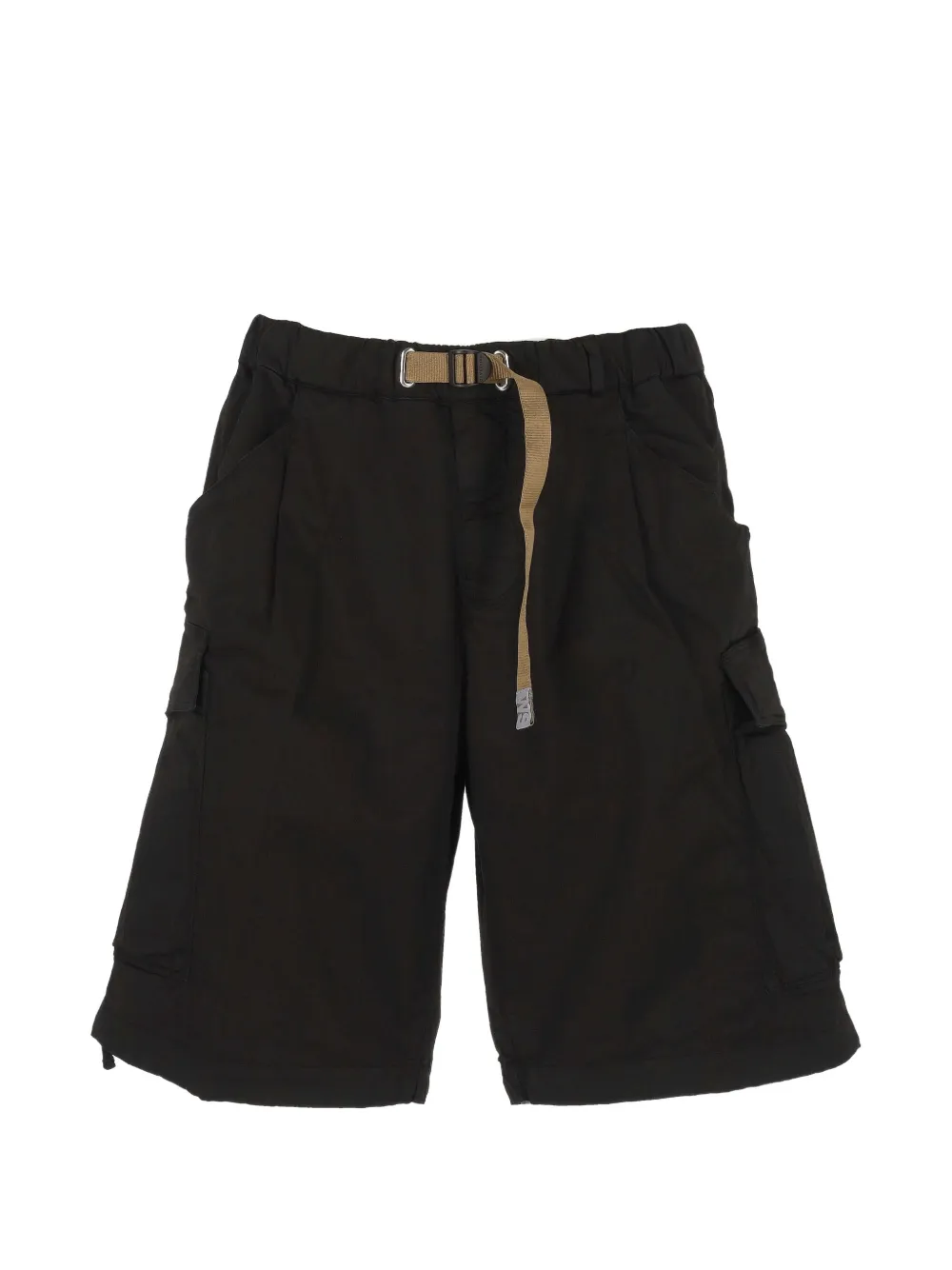 White Sand belted cargo shorts - Black