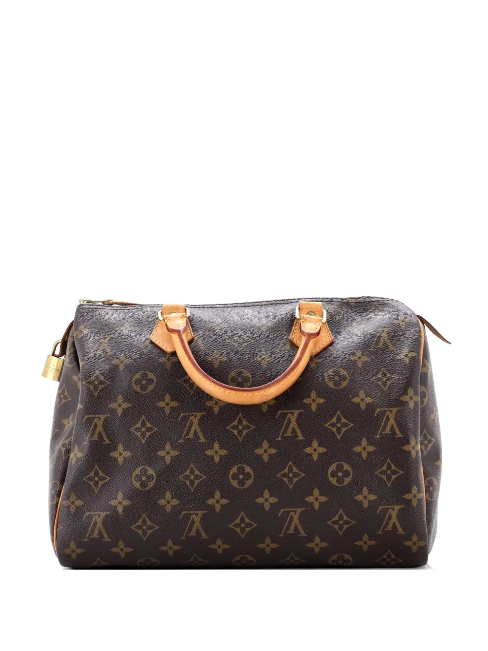 Louis Vuitton Pre-Owned Speedy Handbag Monogram Canvas 30 satchel - Marrone
