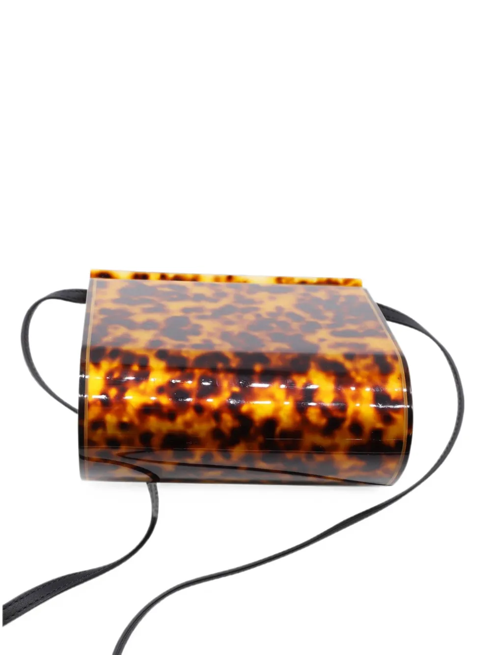 Givenchy Pre-Owned 2014 mini Pandora animal-print box bag - Marrone