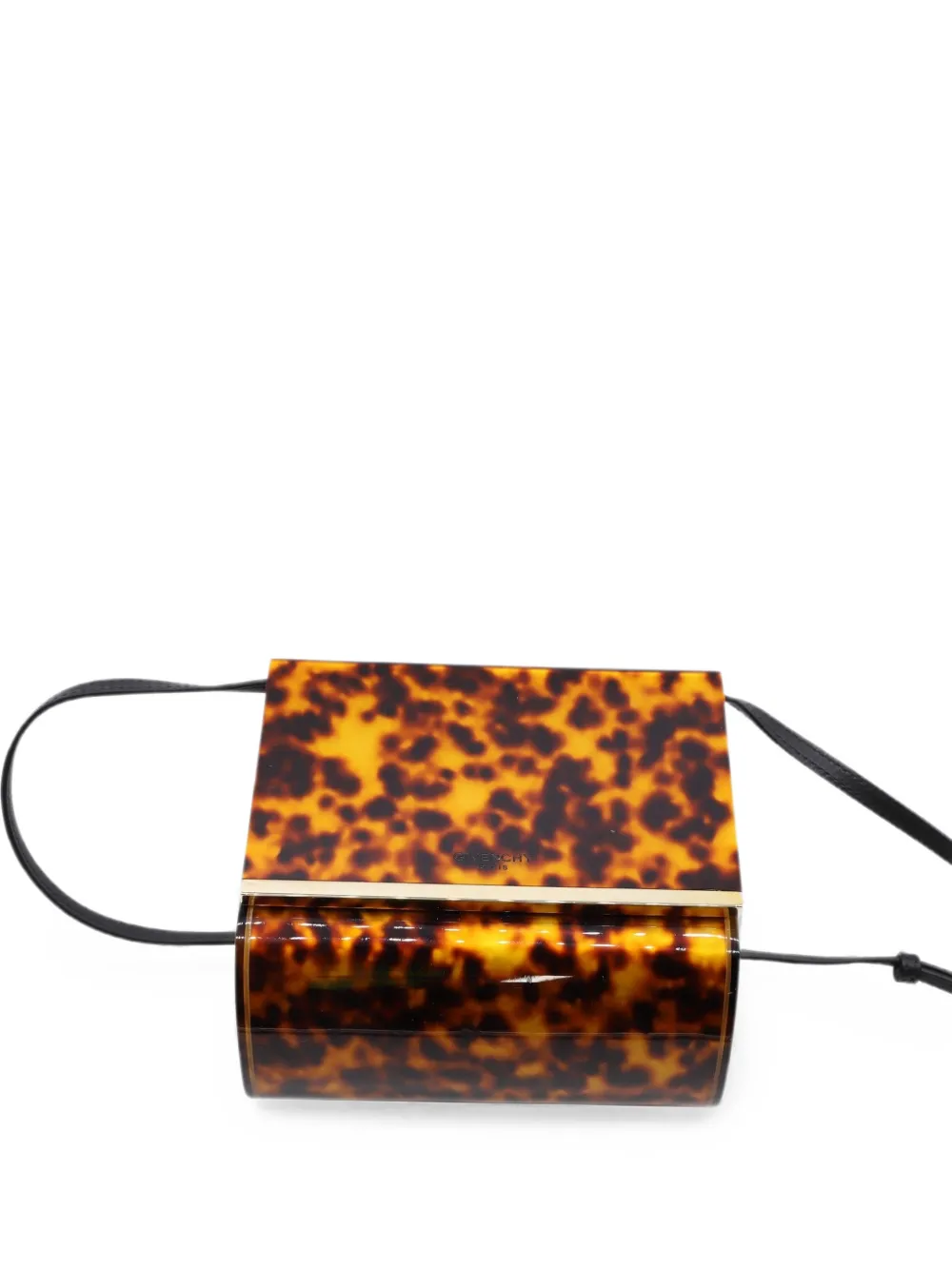 Givenchy Pre-Owned 2014 mini Pandora animal-print box bag - Marrone