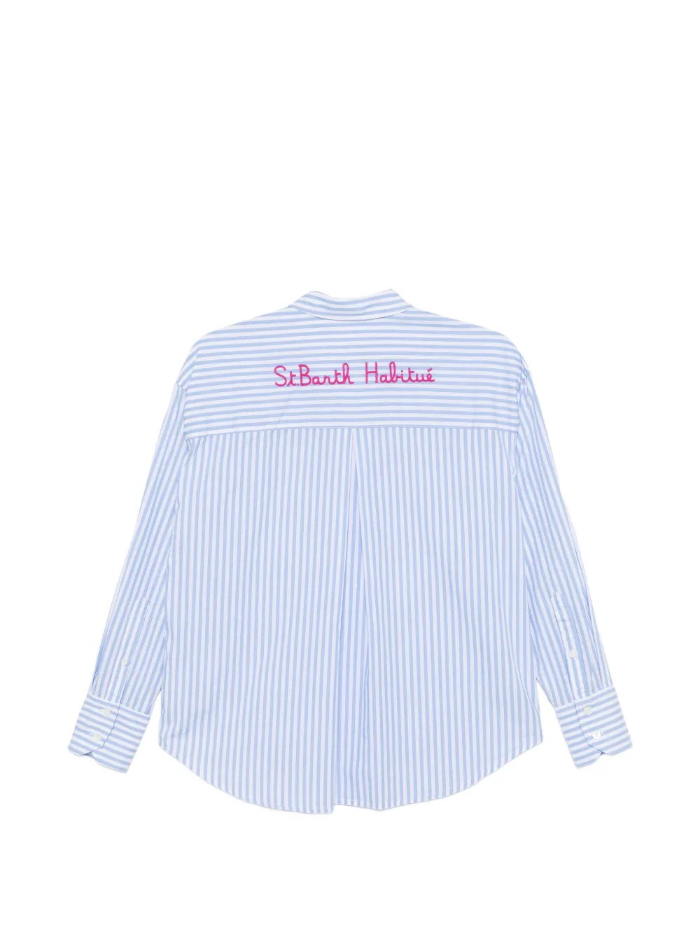 Mc2 Saint Barth Camisa A Rayas - Azul 