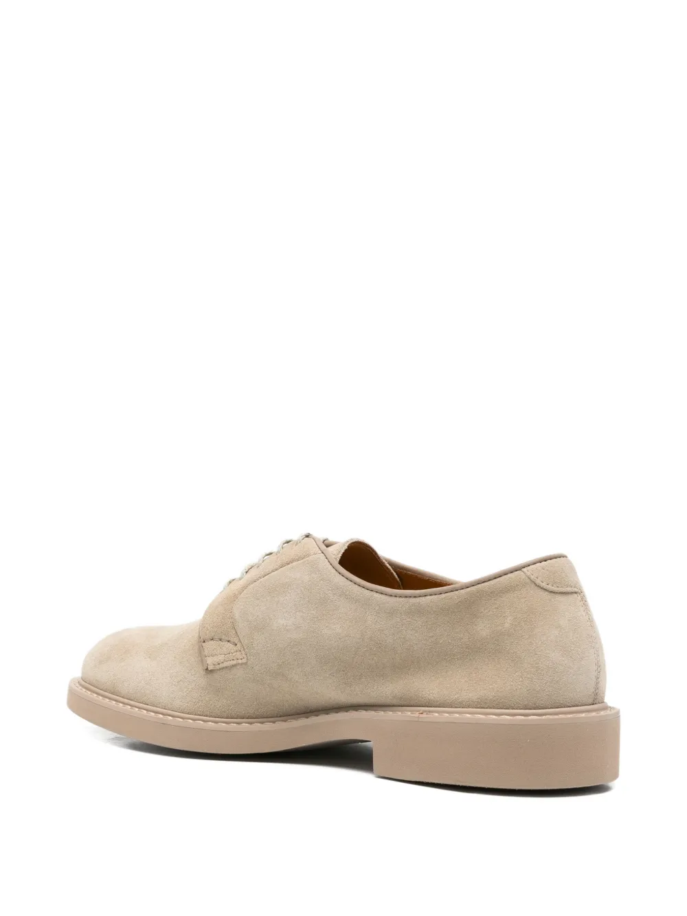 Doucal's cord-laces derby shoes Beige