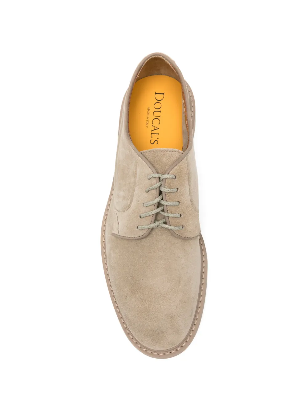 Doucal's cord-laces derby shoes Beige