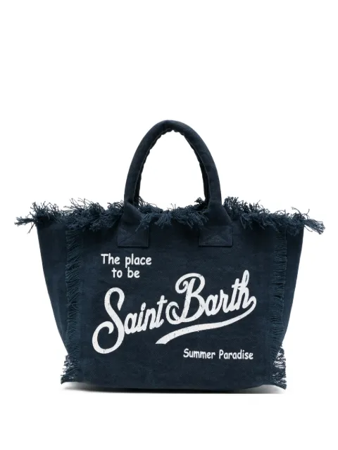 MC2 Saint Barth Vanity fringed-trim tote bag