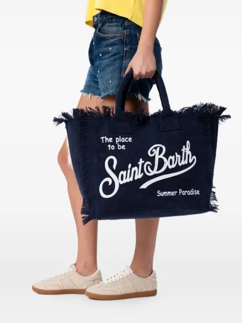 MC2 Saint Barth Vanity fringed-trim tote bag