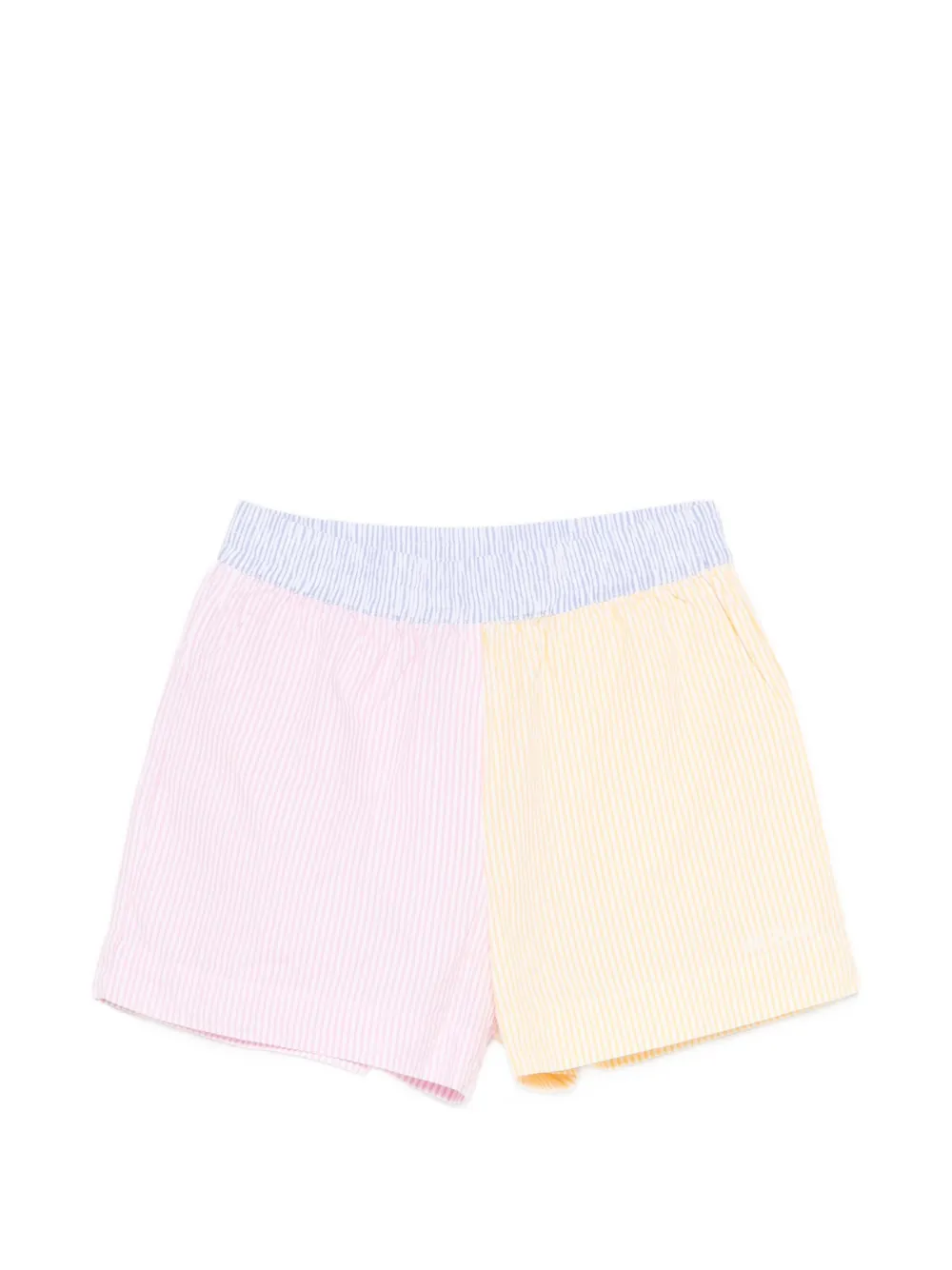 MC2 Saint Barth Meave gestreepte shorts Roze