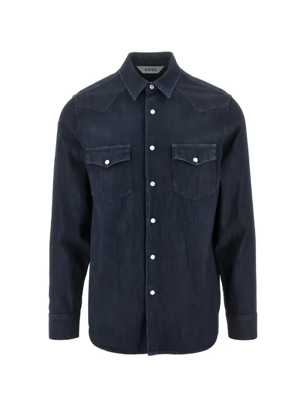 ASPESI West Shirt in Blue