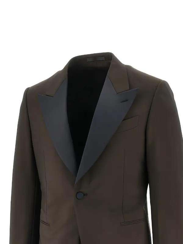 Caruso シングルスーツ | ブラウン | FARFETCH JP