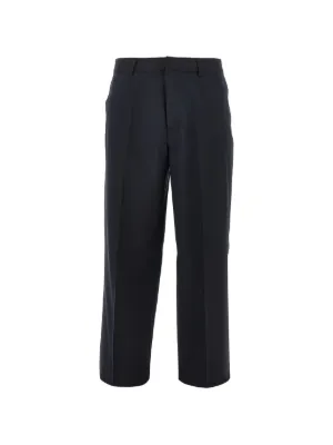 【美品】エンポリオアルマーニ　カーゴテーパードパンツ　2プリーツ　濃紺　近年式 Emporio Armani テーパードパンツ | ブラック | FARFETCH JP