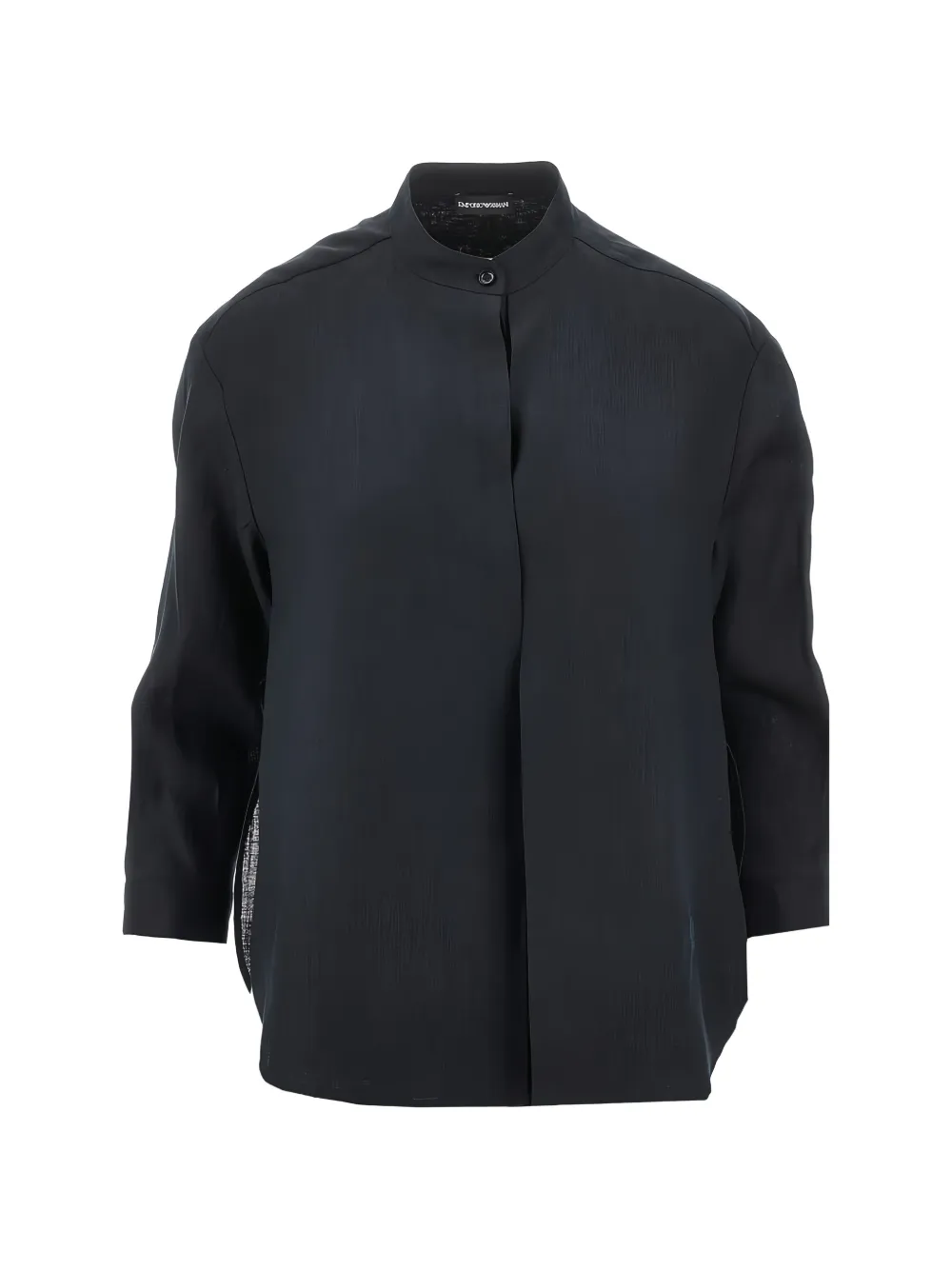 Emporio Armani logo-detail shirt - Blu