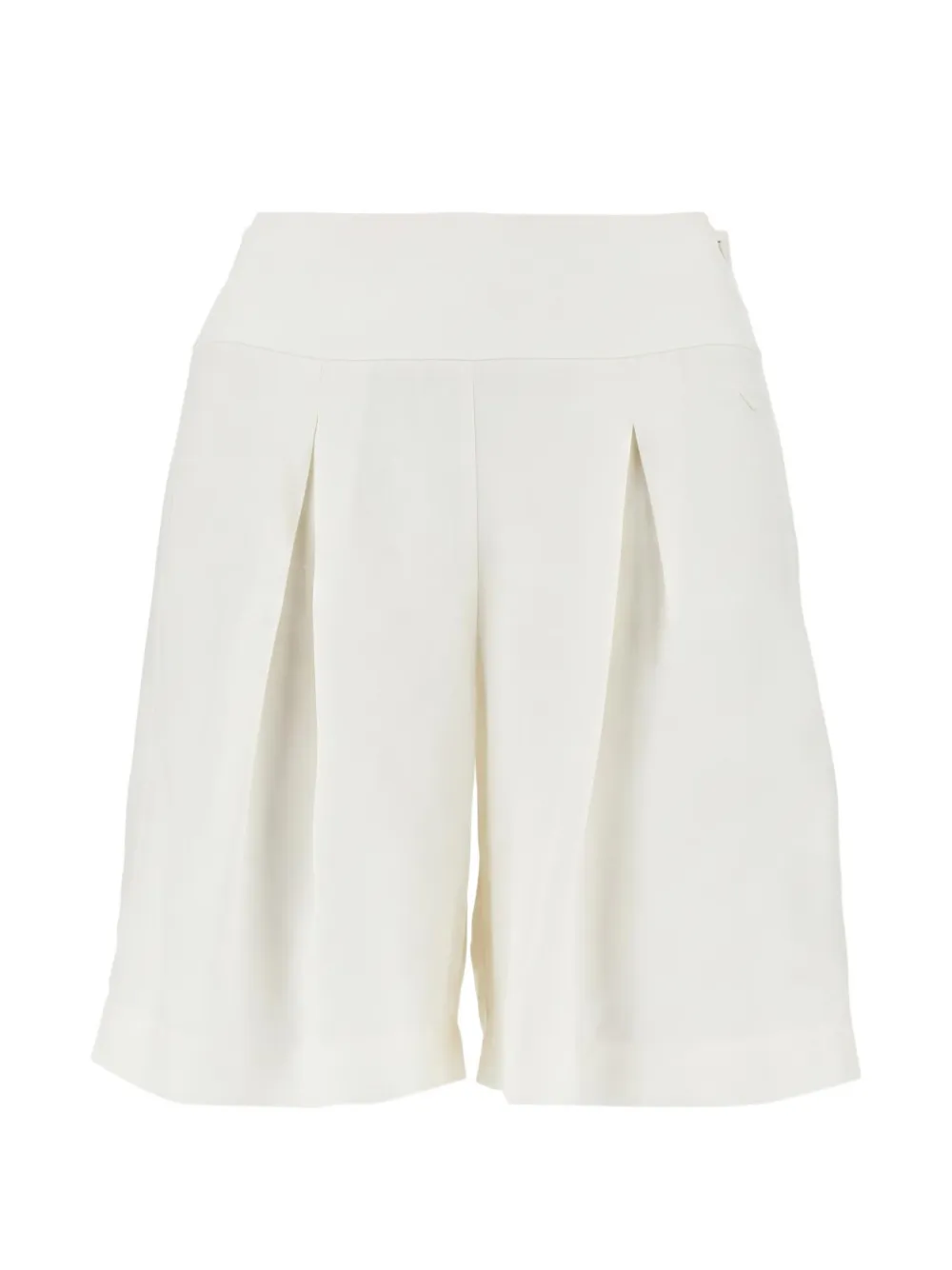 Emporio Armani pleated shorts - White