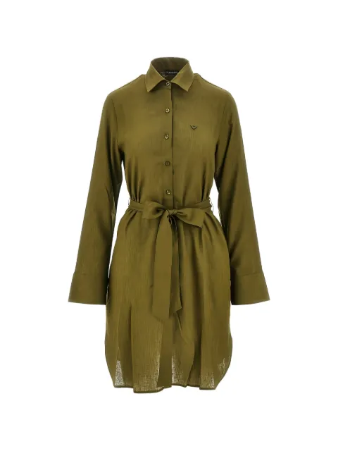 Emporio Armani tie-waist shirt dress