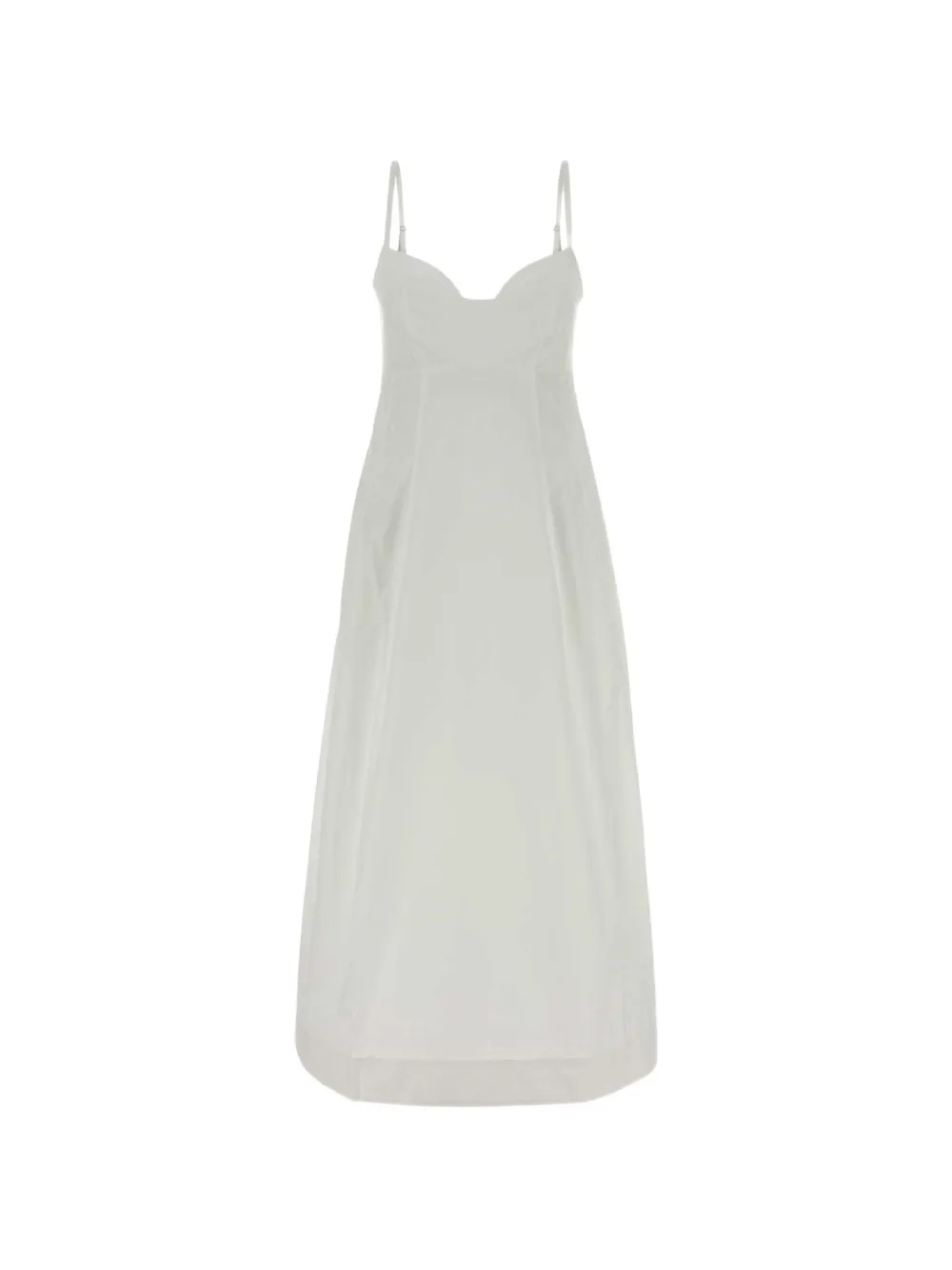 Co poplin midi dress - Bianco