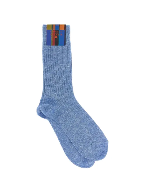 Gallo melange ribbed socks