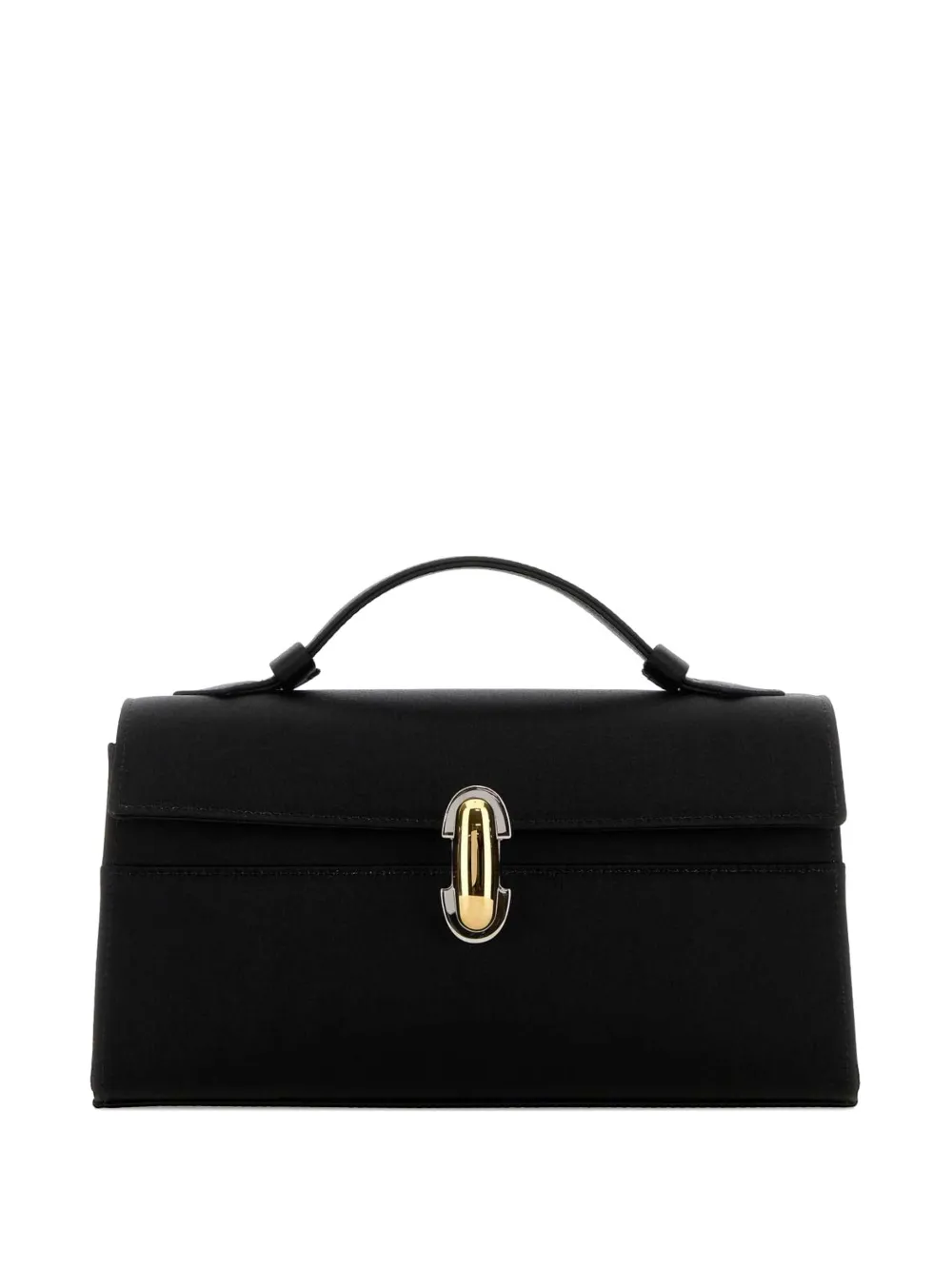 Savette Symmetry satin tote bag - Nero