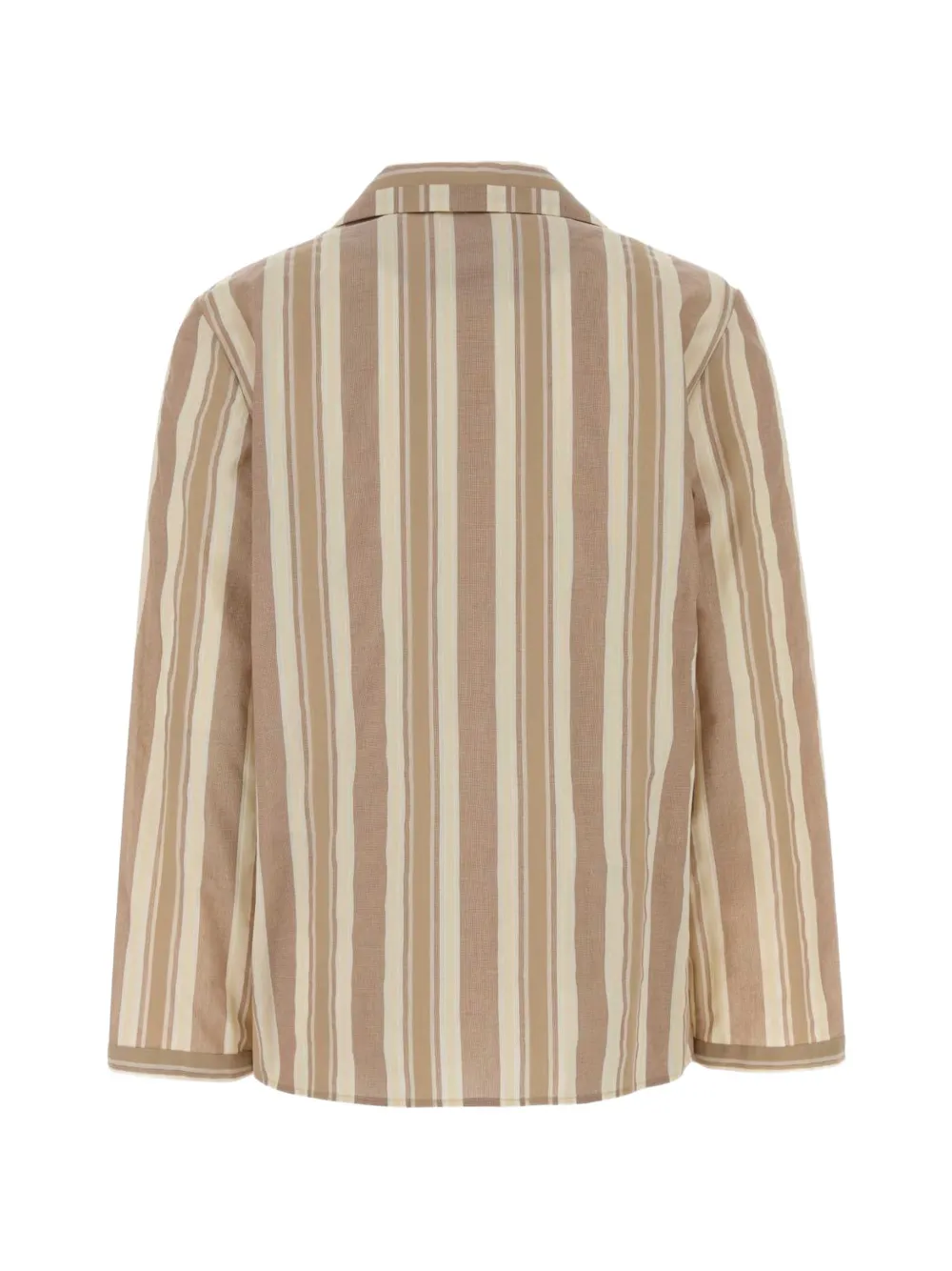 Saint Laurent Gestreept shirt Beige
