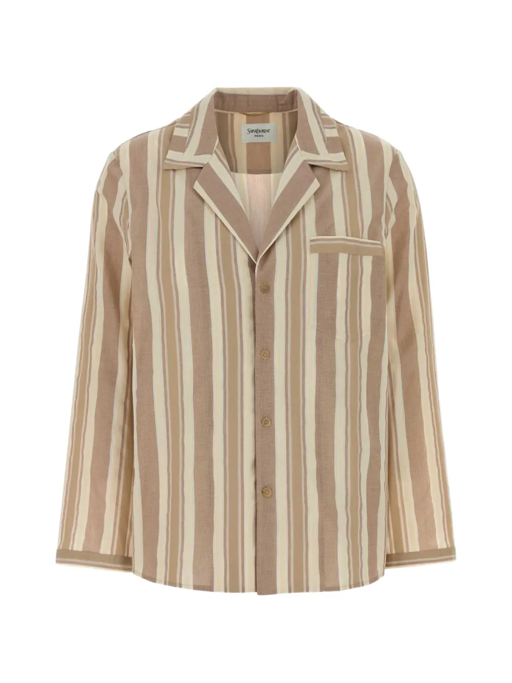 Saint Laurent striped shirt - Nude