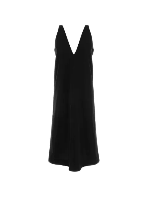 Co V-neck midi dress