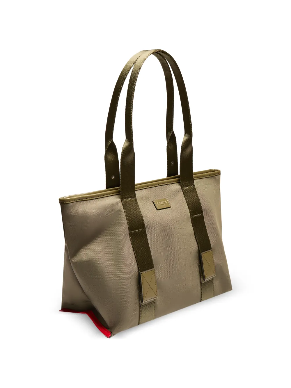 Lancel Mistral Rollable medium shopper met rits Groen