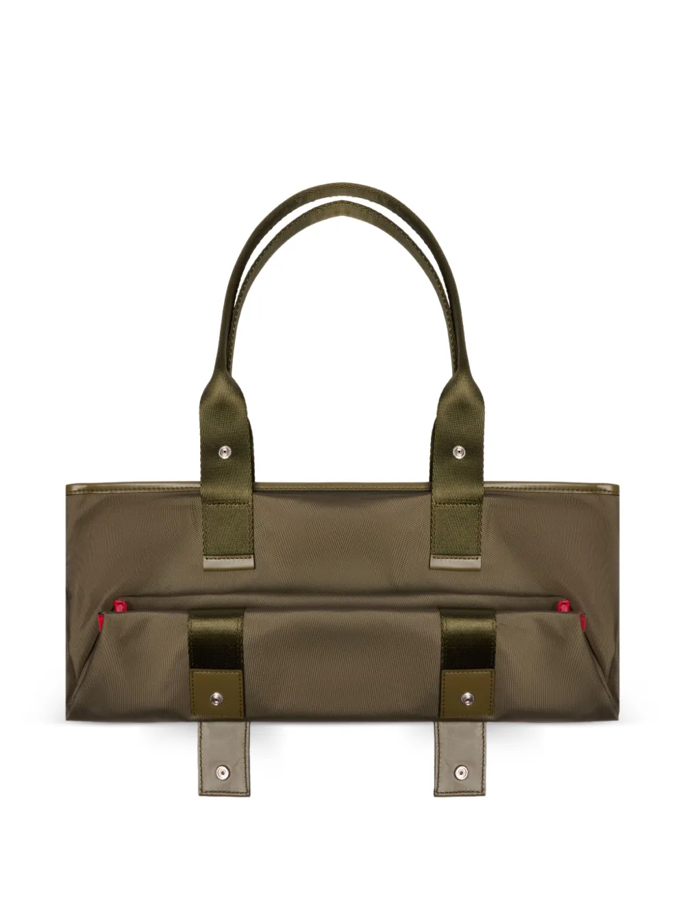 Lancel Mistral Rollable medium shopper met rits Groen