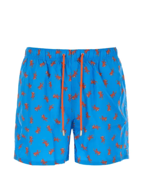 Gallo drawstring printed swim shorts