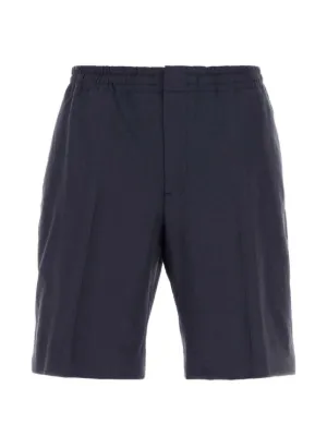 Jil Sander レイヤード ウールショートパンツ | ブルー | FARFETCH JP