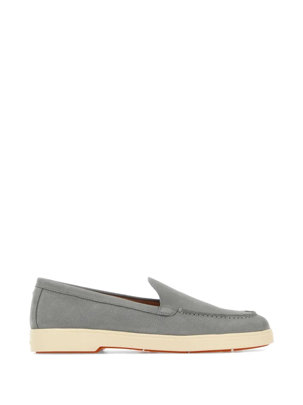 Santoni Yalta leather loafers - Grigio