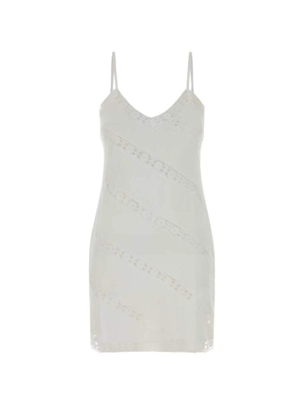 Gimaguas Beatrice V-neck mini dress - Bianco