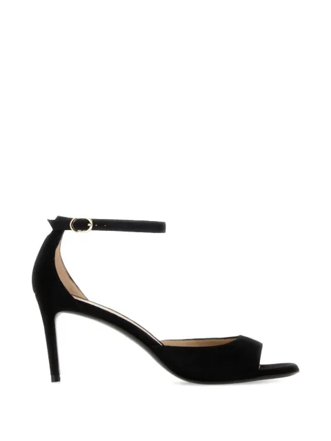 Stuart Weitzman Nudistia ankle strap peep-toe pumps