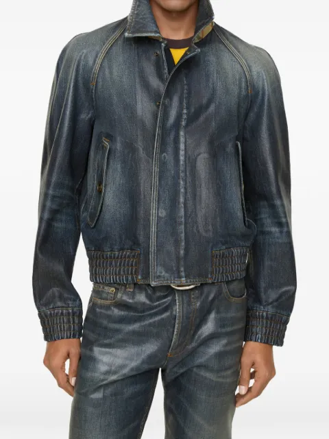 Burberry coated denim jacket