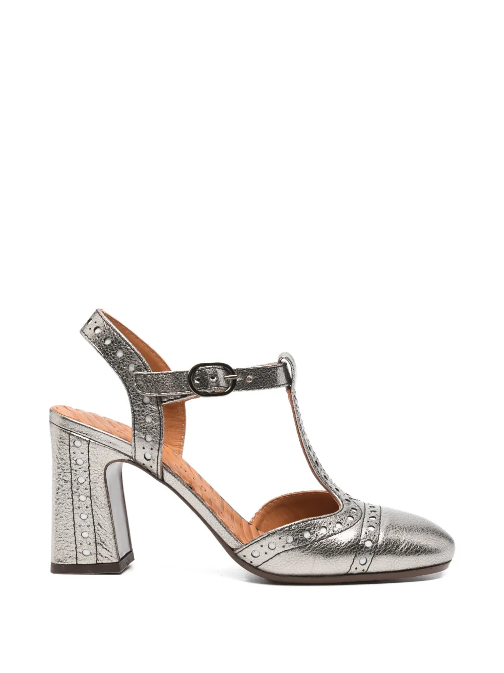 Chie Mihara T-bar mules - Argento