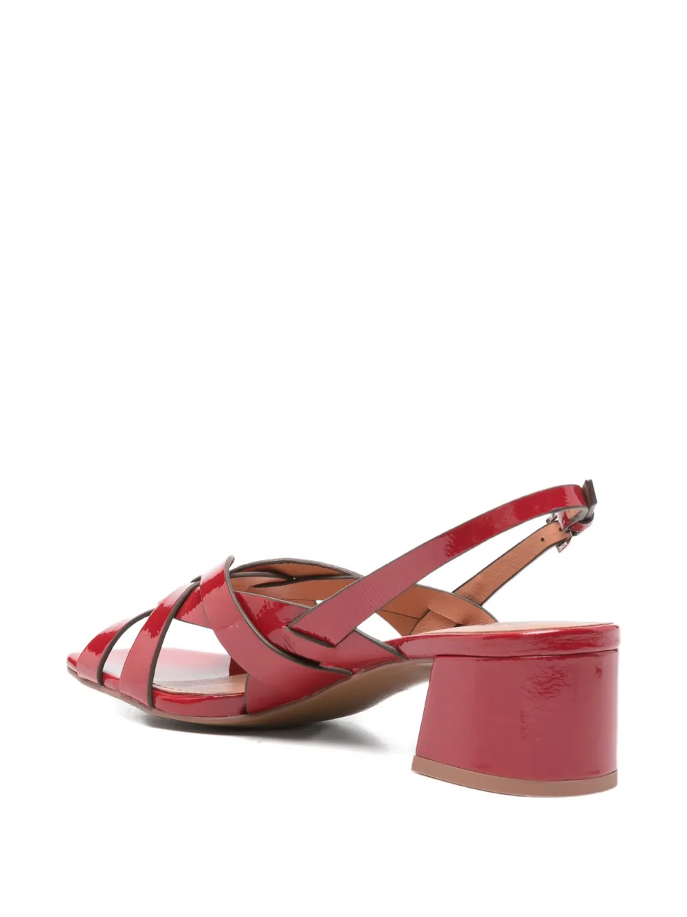 Bibi Lou square-toe sandals Rood