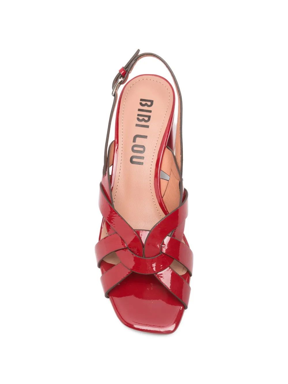 Bibi Lou square-toe sandals Rood